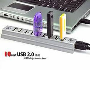 10 Port USB Hub with Power Adaptor