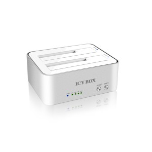 ICY BOX 2 bay JBOD docking and cloning station for SATA HDDs and SSDs with USB 3.0 IB-120CL-U3