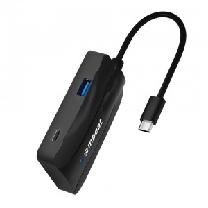 MBEAT MB-UCH32-2A2C 4-Port 10Gbps USB-C 3.2 Gen2 Hub (2 USB-A & 2 USB-C) Sleek, compact, and portable Cable Length: 16cm USB-C and Thunderbolt 3 10Gbps.