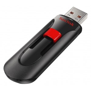 SanDisk 32GB Cruzer Glide USB2.0 Flash Drive Memory Stick Thumb Key Lightweight SecureAccess Password-Protected 128-bit AES encryption Retail 2yr wty