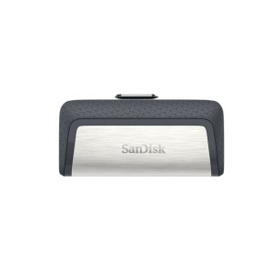 SANDISK SDDDC2-032G-G46 32GB Ultra Dual Drive Go 2-in-1 USB-C & USB-A Flash Drive Memory Stick 150MB/s USB3.1 Type-C Swivel for Android Smartphones Tablets Macs