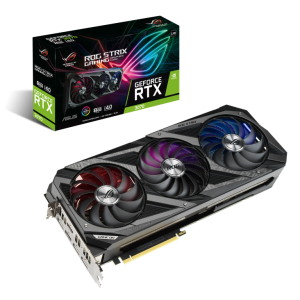ASUS nVidia GeForce ROG-STRIX-RTX3070-8G-V2-GAMING RTX 3070 V2 8GB GDDR6, PCIe4.0, 1755/1725 MHz, 2xHDMI 2.1, 3xDP 1.4a, ARGB (LHR)
