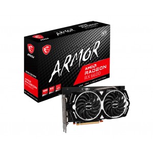 MSI AMD Radeon RX 6600 ARMOR 8G Video Card, 2044 MHz Game Clock, 2491 MHz Boost Clock, GDDR6, PCI-E 4.0, 3x DisplayPort 1.4, 1x HDMI 2.1