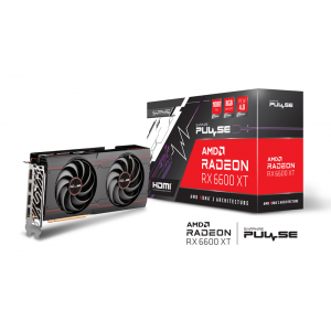 SAPPHIRE PULSE AMD RADEON RX 6600 XT GAMING 8GB Video Card, GDDR6 16 Gbps Effective, PCI-E 4.0, 2593 MHz Boost, 1x HDMI, 3x DP, 2048 SP, RDNA2