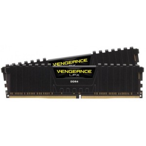 Corsair CMK16GX4M2A2133C13 Vengeance LPX 16GB (2x8GB) DDR4 2133MHz C13 Desktop Gaming Memory Black