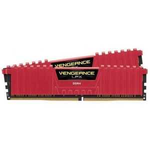 Corsair Vengeance LPX Red 16GB(8GBx2) 2133MHz DDR4 Desktop RAM CMK16GX4M2A2133C13R