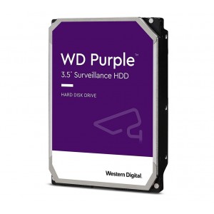 Western Digital WD Purple Pro 10TB 3.5" Surveillance HDD 7200RPM 256MB SATA3 6Gb/s 265MB/s 550TBW 24x7 64 Cameras AV NVR DVR 2.5mil MTBF 5yrs