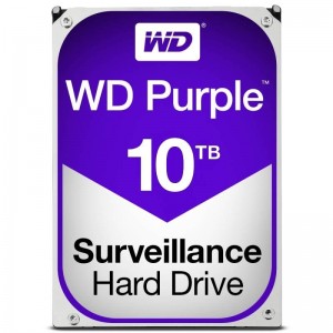 Western Digital WD Purple 10TB 3.5" SATA Internal CCTV Hard Drive HDD 5400RPM WD101PURZ