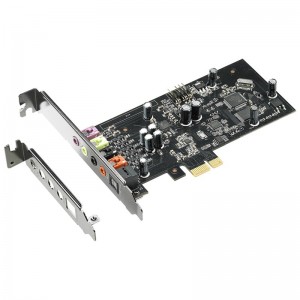 ASUS Xonar SE 5.1 PCIe Gaming Sound Card 192kHz/24-bit HI-res Audio 116dB SNR