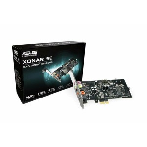 ASUS Xonar SE PCI-E 5.1 CH Gaming Sound Card Hi-Res Audio 192KHz/24bit 116dB SNR