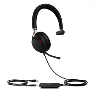 Yealink (UH38 Mono Teams USB-C) Teams Certified Dual Mode USB and Bluetooth Headset