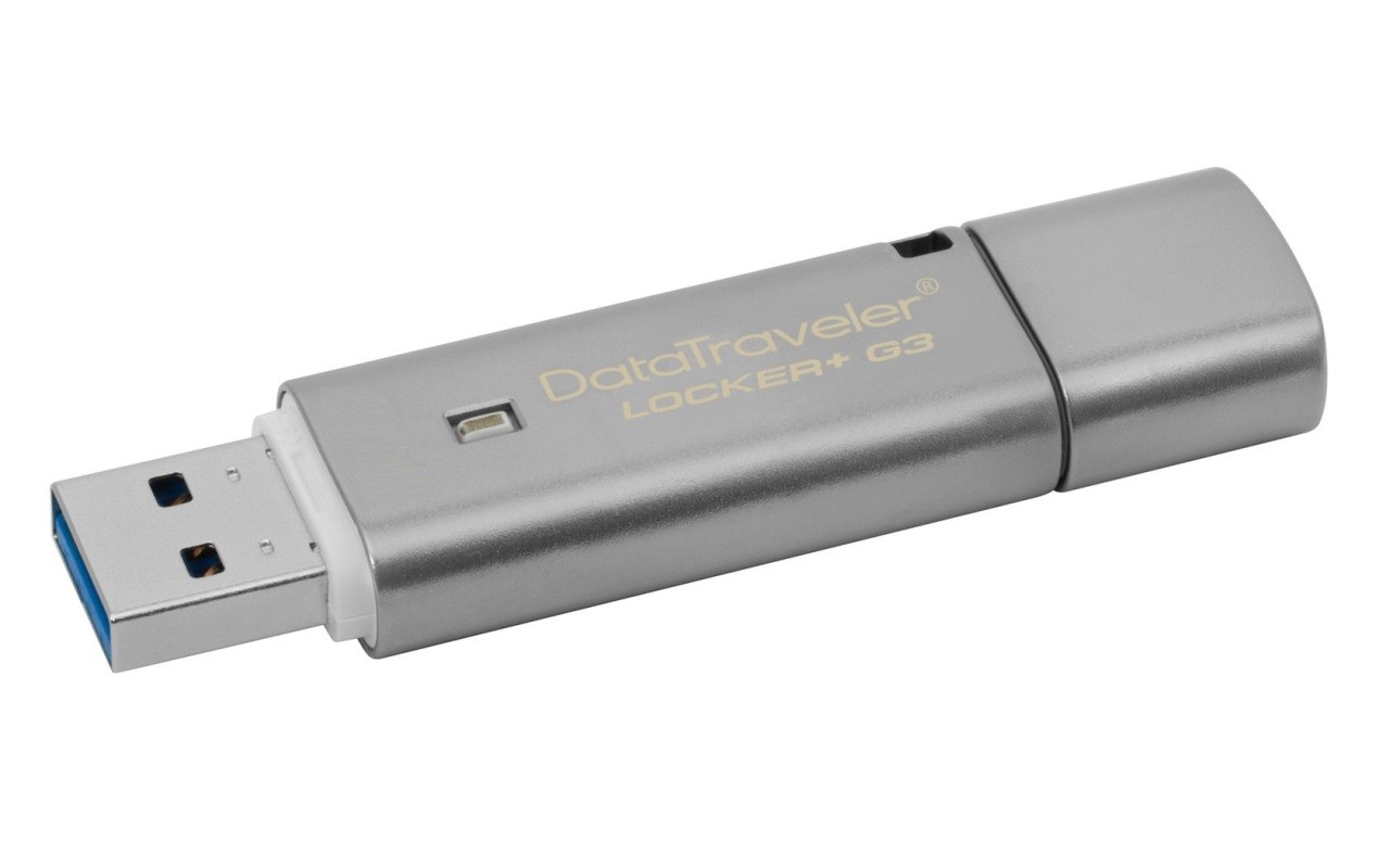 Kingston 16GB DataTraveler Locker + G3 USB 3.0 Flash Drive DTLPG3 Cloud ...