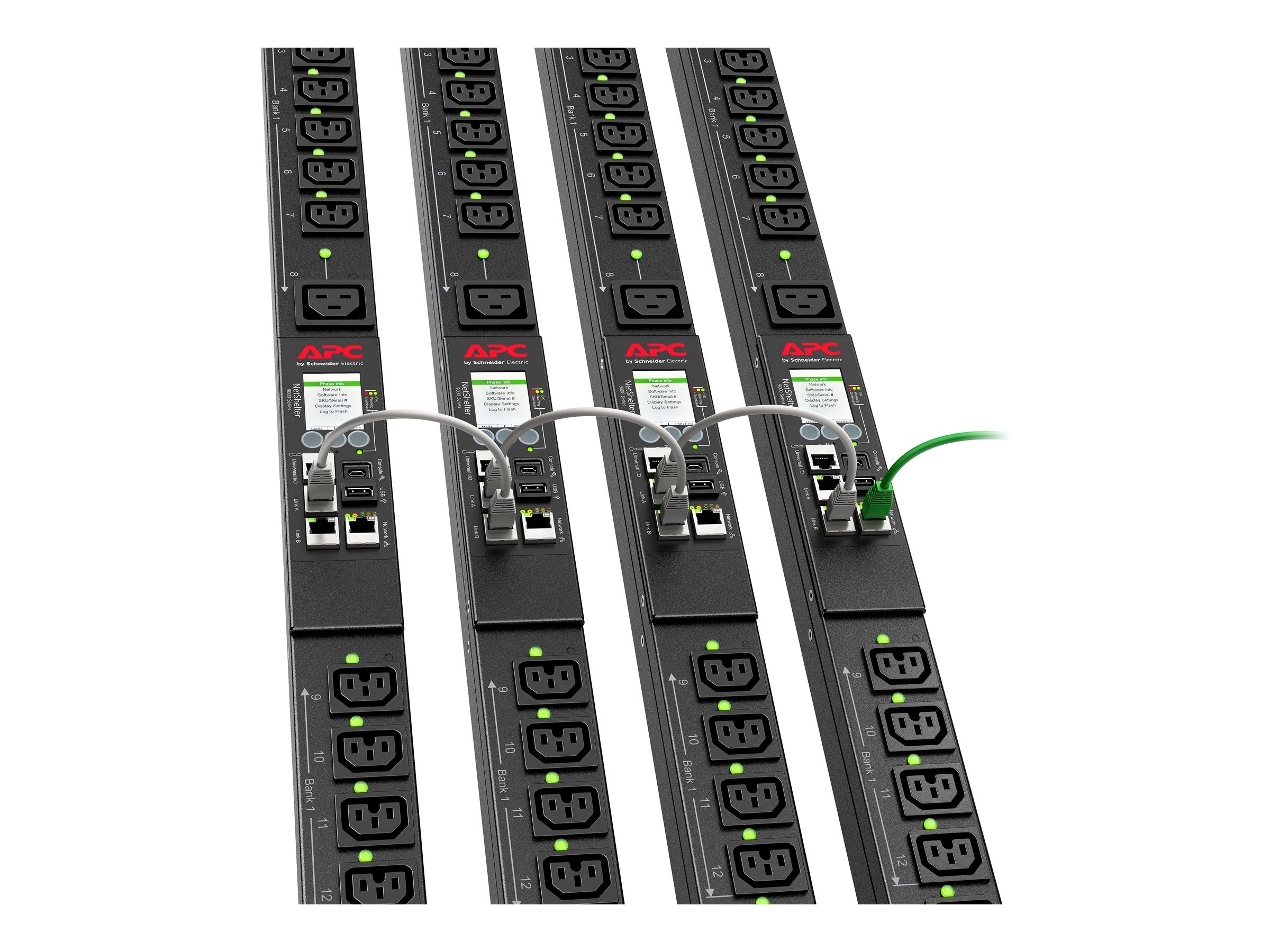 APC APDU9953 Rack PDU 9000 Switched, ZeroU, 32A, 230V, (21) C13 & (3 ...