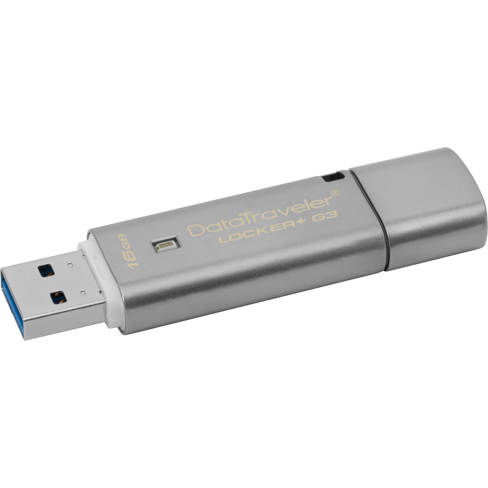 Kingston 16GB DataTraveler Locker + G3 USB 3.0 Flash Drive DTLPG3 Cloud