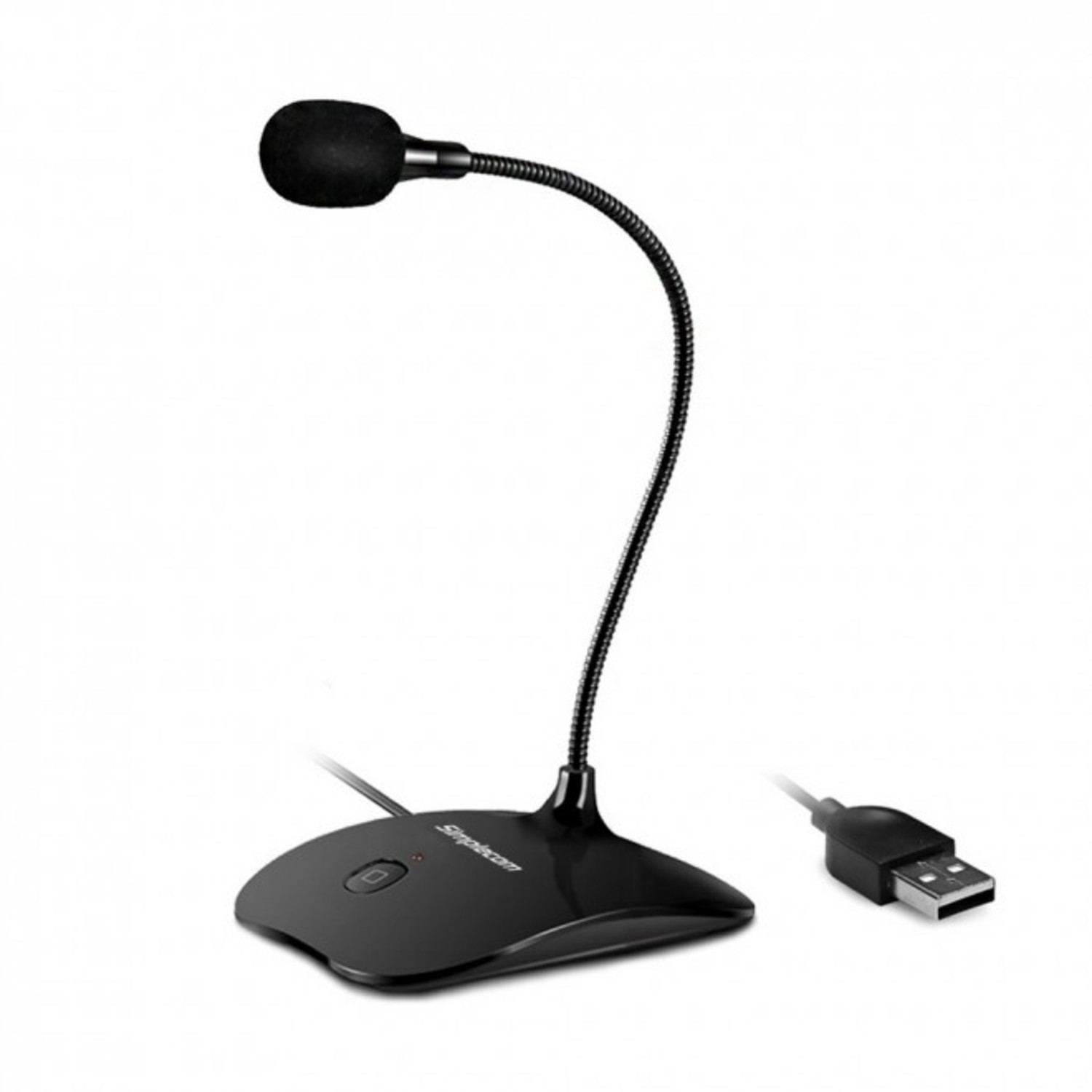 UM350 Plug and Play USB Desktop Microphone with Flexible Neck